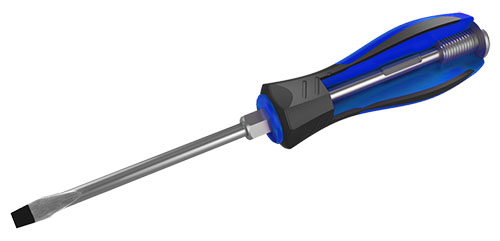 Отвертка ударная, силовая под ключ, шлицевая 8 x 200 мм STAB