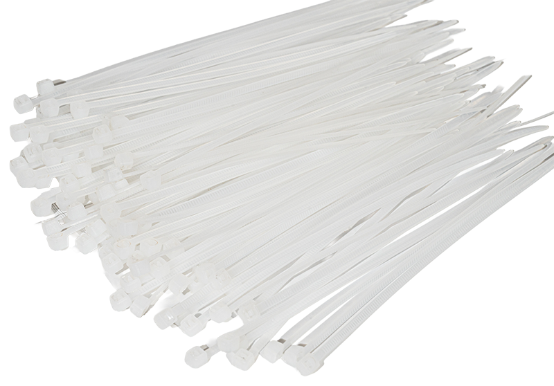 Хомуты пластиковые 2.5x120 mm белые (100 шт) STAB